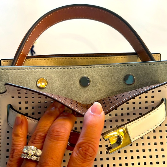 EUC Tory Burch Petite Lee Radziwill Double Bag - Picture 5 of 11